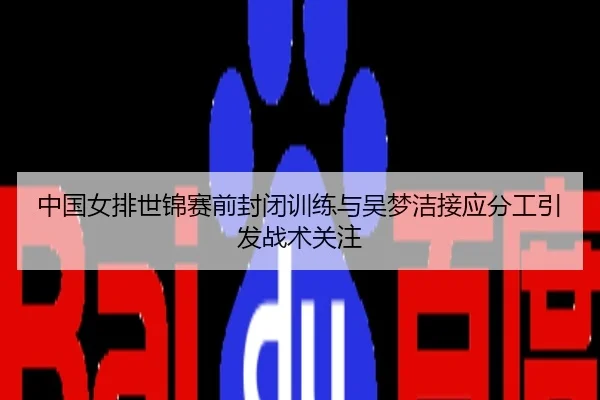 中国女排世锦赛前封闭训练与吴梦洁接应分工引发战术关注