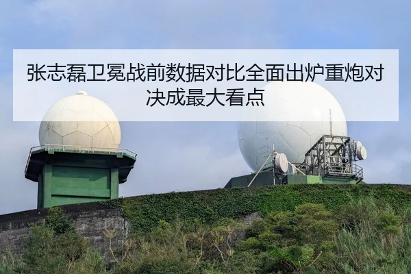 张志磊卫冕战前数据对比全面出炉重炮对决成最大看点